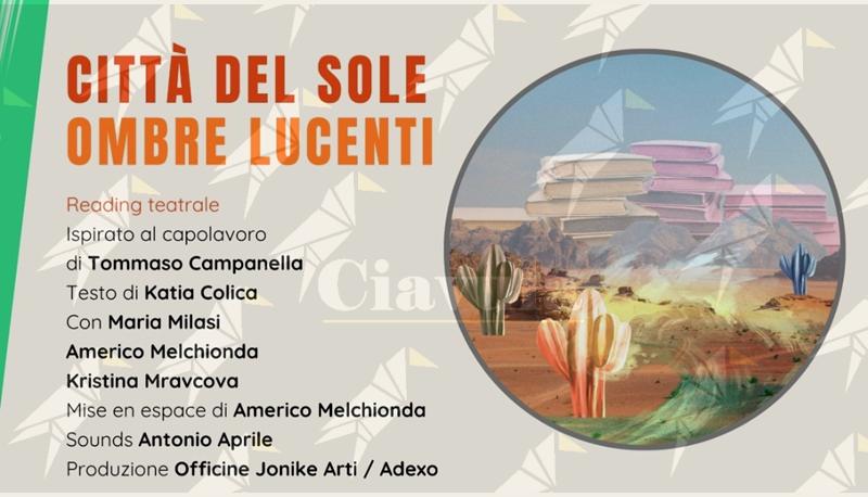 Stasera a Stilo “Ombre Lucenti”, un reading teatrale ispirato a Tommaso Campanella