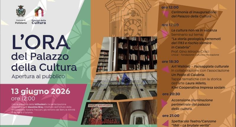 A Polistena l’inaugurazione del Palazzo della Cultura