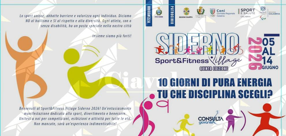 Siderno si prepara al Sport & Fitness Village. Stop all’inaugurazione in segno di lutto