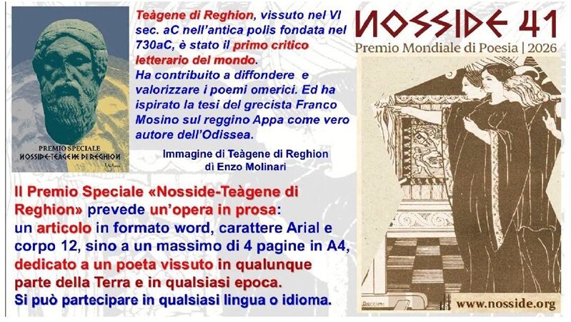 Poesia e cultura, Roccella Jonica ospita una tappa del Premio Nosside Poesia e cultura, Roccella Jonica ospita una tappa del Premio Nosside