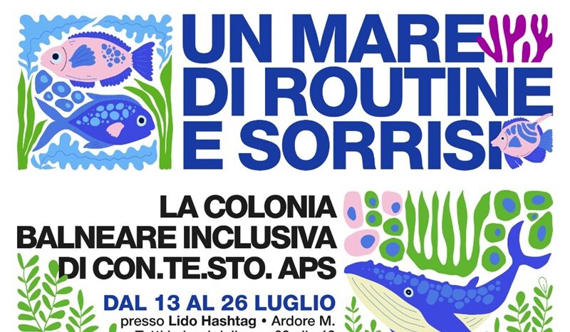 “Un mare di routine e sorrisi”: ad Ardore la colonia balneare inclusiva per ragazzi neurodivergenti