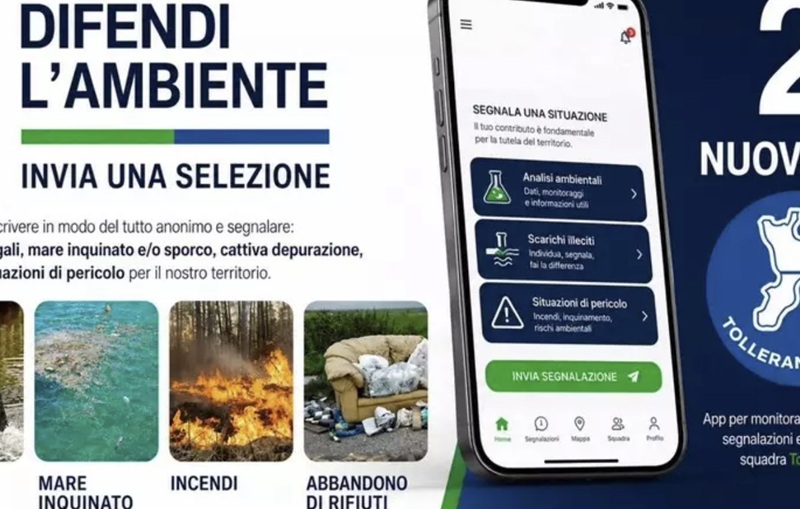 In Calabria arriva un’app per segnalare mare sporco, incendi e reati ambientali In Calabria arriva un’app per segnalare mare sporco, incendi e reati ambientali