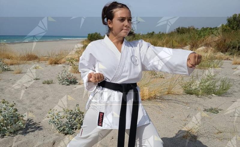 Karate e arti marziali, la cauloniese Chiara Ienco conquista la cintura nera