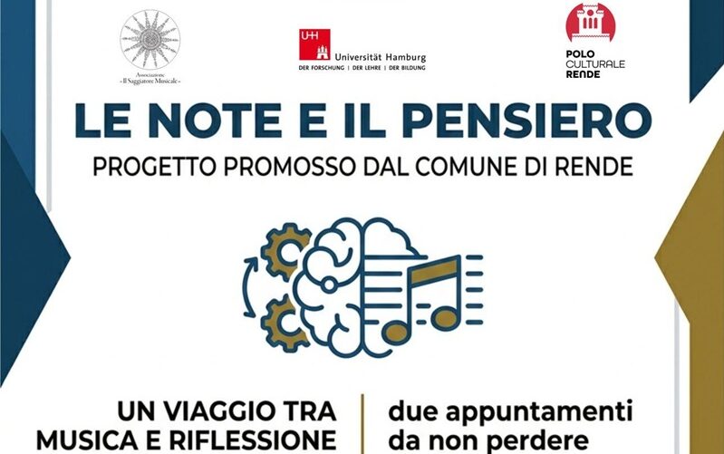 Musica e filosofia si incontrano al Museo Civico di Rende con “Le Note e il Pensiero” Musica e filosofia si incontrano al Museo Civico di Rende con “Le Note e il Pensiero”