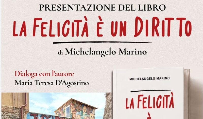 A Camini la presentazione del libro “La felicità è un diritto” di Michelangelo Marino A Camini la presentazione del libro “La felicità è un diritto” di Michelangelo Marino