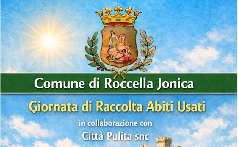 Al via a Roccella Jonica le Giornate Ecologiche per la raccolta degli abiti usati Al via a Roccella Jonica le Giornate Ecologiche per la raccolta degli abiti usati