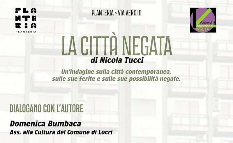 A Locri la presentazione del libro “La città negata” di Nicola Tucci