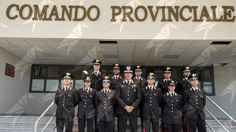 Assegnati 11 nuovi Marescialli al Comando di Catanzaro per il periodo estivo Assegnati 11 nuovi Marescialli al Comando di Catanzaro per il periodo estivo