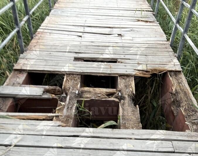 La segnalazione della lettrice: ponte pericolante sulla ciclabile Caulonia-Roccella Jonica