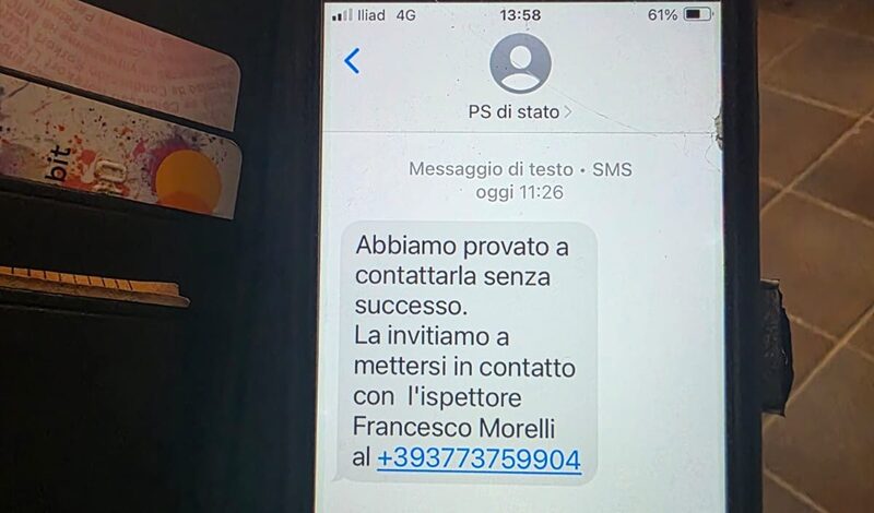 Ti convocano in Questura via SMS? È una trappola: sventato tentativo di furto in abitazione a Lamezia