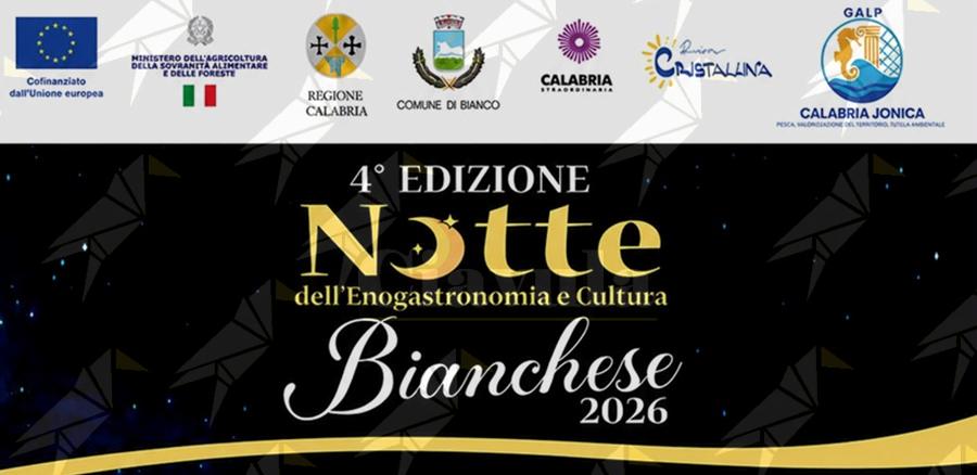 Torna la Notte dell’Enogastronomia e Cultura Bianchese: tre giorni tra mare, arte, musica e sapori