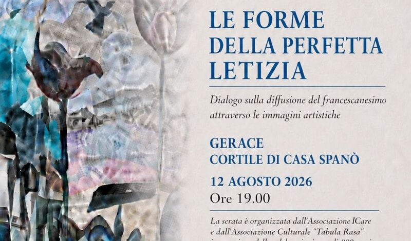 A Gerace l’incontro “Le forme della perfetta letizia”: arte, architettura e spiritualità nel segno di Francesco d’Assisi A Gerace l’incontro “Le forme della perfetta letizia”: arte, architettura e spiritualità nel segno di Francesco d’Assisi