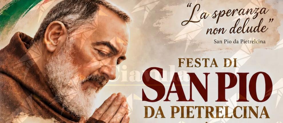 A Camini la festa di San Pio da Pietrelcina, protettore della Protezione Civile