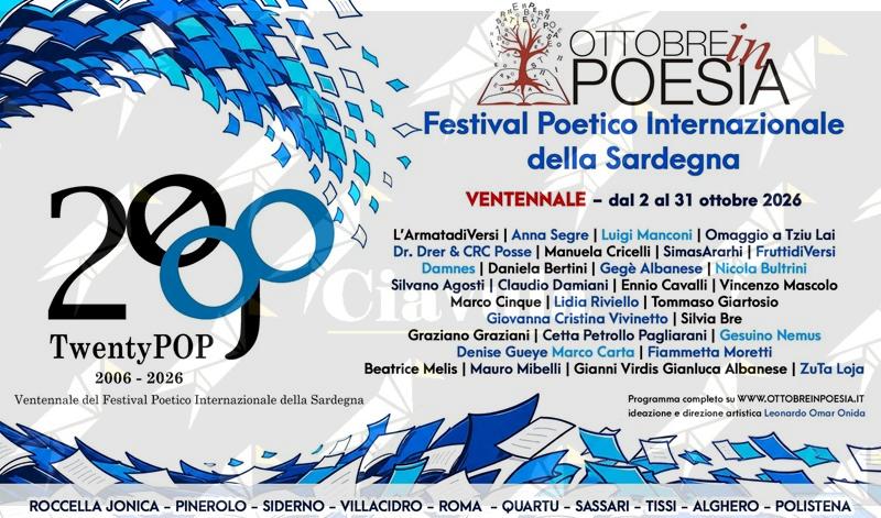 Roccella celebra il ventennale di “Ottobre in Poesia” con due eventi all’ex Convento dei Minimi Roccella celebra il ventennale di “Ottobre in Poesia” con due eventi all’ex Convento dei Minimi