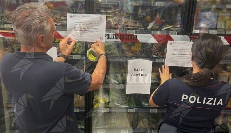 Sequestrati 100 kg di prodotti scongelati e rimessi in vendita in un supermercato calabrese