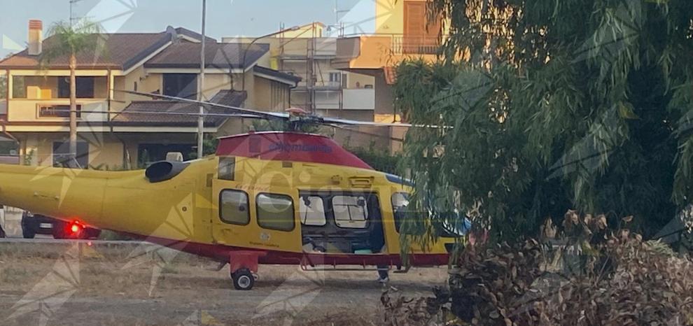 L’elisoccorso interviene a Caulonia marina