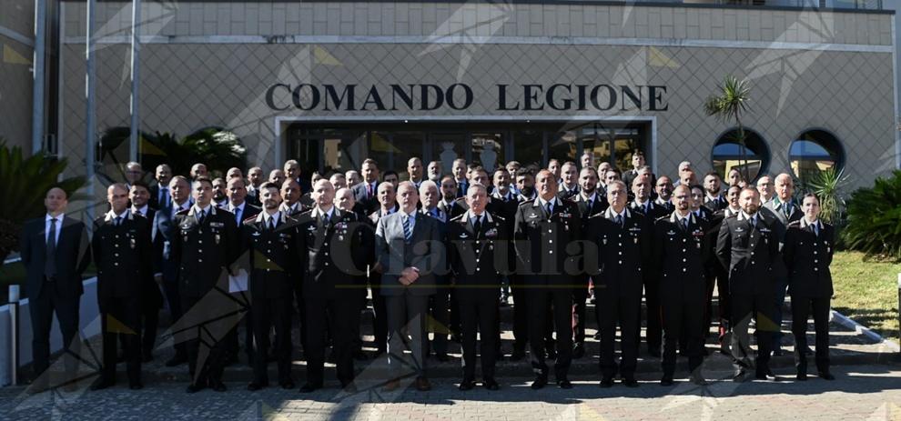 Saluto di commiato del Generale Sciuto al comando provinciale di Catanzaro