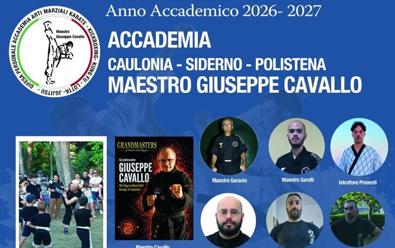 Al via a Caulonia la stagione sportiva dell’Accademia di arti marziali del maestro Giuseppe Cavallo Al via a Caulonia la stagione sportiva dell’Accademia di arti marziali del maestro Giuseppe Cavallo