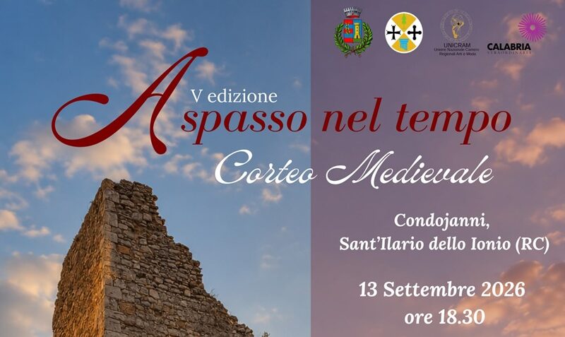 Torna nel borgo di Condojanni, a Sant’Ilario dello Ionio, la quinta edizione del Corteo Medievale “A spasso nel tempo” Torna nel borgo di Condojanni, a Sant’Ilario dello Ionio, la quinta edizione del Corteo Medievale “A spasso nel tempo”
