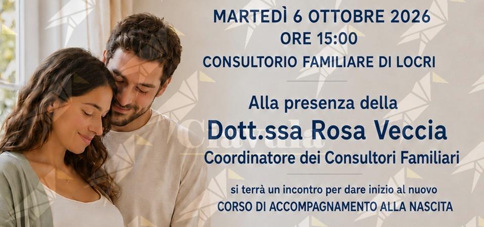 Il Consultorio di Locri presenta il nuovo corso di accompagnamento alla nascita e lo spazio dedicato alla cura del neonato
