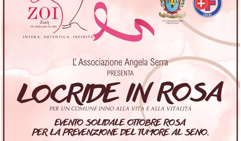 “Locride in Rosa”, il 25 ottobre la chiusura del mese della prevenzione oncologica “Locride in Rosa”, il 25 ottobre la chiusura del mese della prevenzione oncologica
