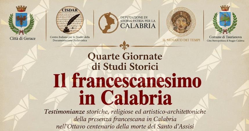 A Taurianova e Gerace un convegno sulla presenza francescana in Calabria nell’Ottavo centenario della morte del Santo d’Assisi