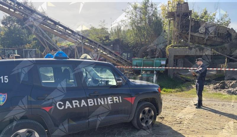 Maida, sequestrato un impianto di trattamento inerti.  Scarichi nel fiume Amato e presunte irregolarità ambientali