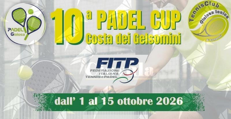 Gioiosa Ionica, al via la decima edizione della Costa dei Gelsomini Padel Cup